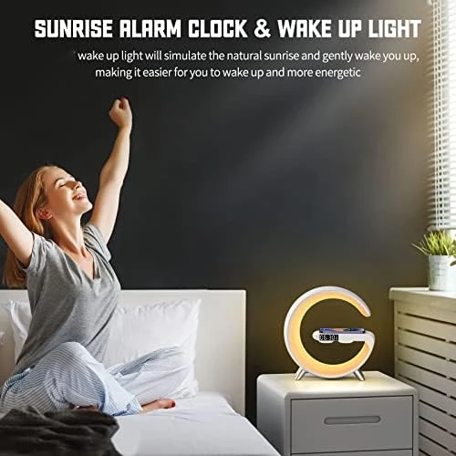 Smart LED Table Lamp with Wireless Charger — Desk Lamp, LeeNabao