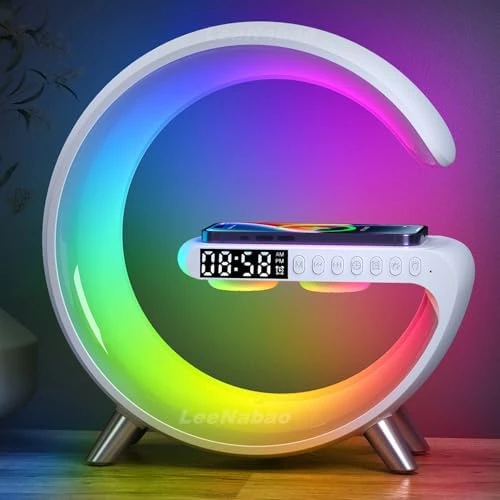 Smart LED Table Lamp with Wireless Charger — Desk Lamp, LeeNabao