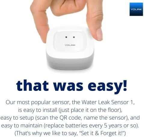 Smart Water Leak Protection System — Water Shut Off Valve, YoLink