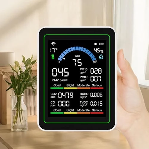 WiFi Air Quality Monitor 10 in 1 — Air Quality Monitor, Eujgoov