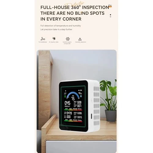 WiFi Air Quality Monitor 10 in 1 — Air Quality Monitor, Eujgoov