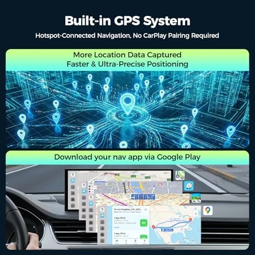 11'' AI CarPlay Screen — Car Infotainment System, LAMTTO