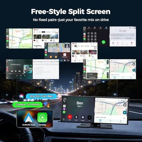 11'' AI CarPlay Screen — Car Infotainment System, LAMTTO