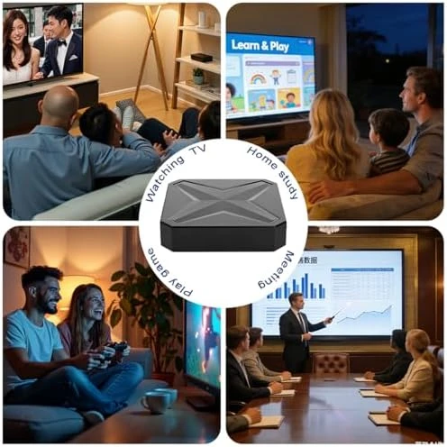 4K Ultra HD Smart TV Box with Voice Control — Smart TV, LEFFOT