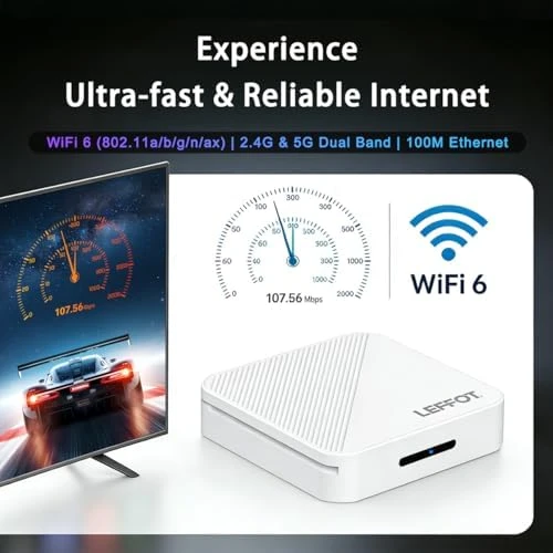 Android 14.0 TV Box 2026 — Smart TV, LEFFOT
