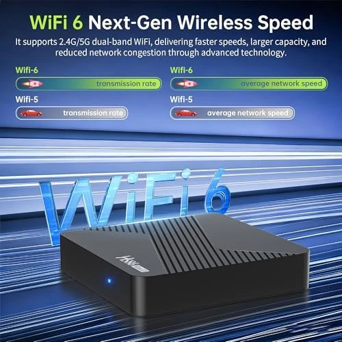 Android TV Box 4GB RAM 32GB ROM — Smart TV, IDEALROYAL