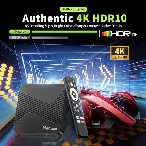 Android TV Box 4GB RAM 32GB ROM — Smart TV, IDEALROYAL