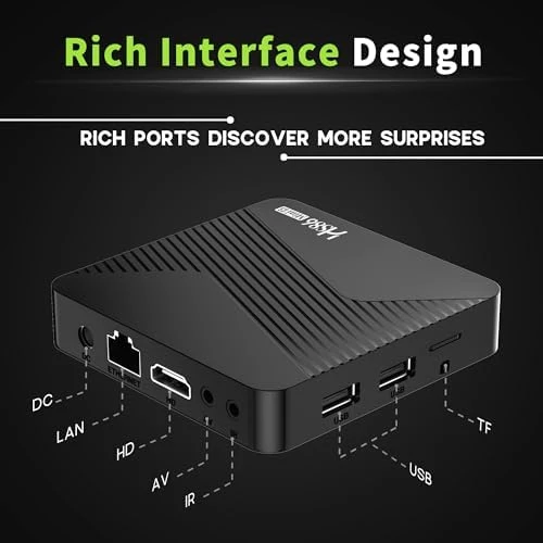 Android TV Box 4GB RAM 32GB ROM — Smart TV, IDEALROYAL