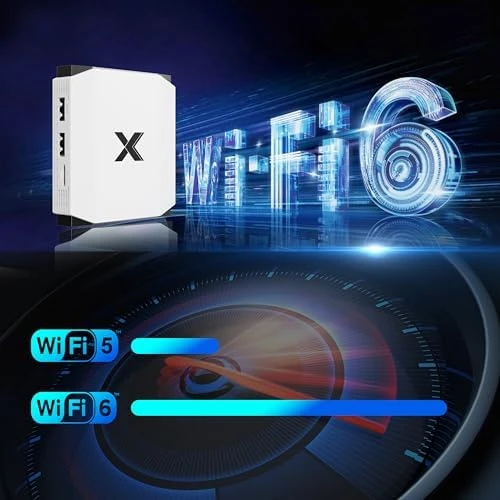Android TV Box 4K Ultra HD, 4GB RAM 32GB ROM — Smart TV, RINGREAT