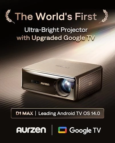 Google TV Smart Projector 4K Supported — Smart Projector, Aurzen