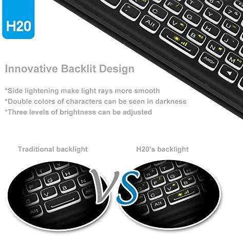 H20 Mini Wireless Keyboard with Touchpad — Bluetooth Keyboard, Dupad