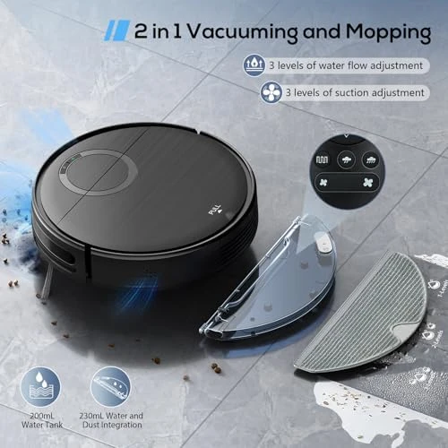 Robot Vacuum, 2 in 1 Robot Vacuum and Mop Combo for Pet Owners — Robot Vacuum, UMMUND