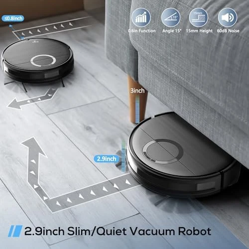Robot Vacuum, 2 in 1 Robot Vacuum and Mop Combo for Pet Owners — Robot Vacuum, UMMUND