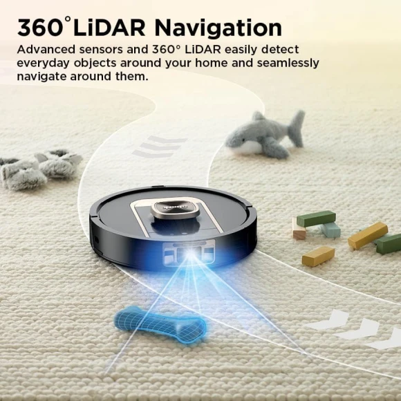 Robot Vacuum & Mop Combo with Heated Mop Cleaning — Robot Vacuum, Shark