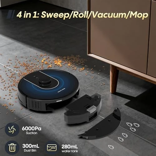 Robot Vacuum and Mop Combo — Robot Vacuum, Bagotte
