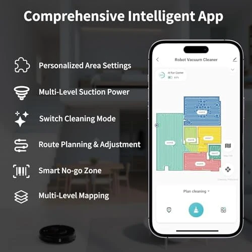 Robot Vacuum and Mop Combo — Robot Vacuum, TRDIOL