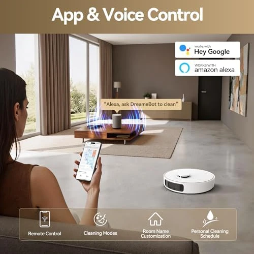 Robot Vacuum and Mop Combo — Robot Vacuum, Dreame