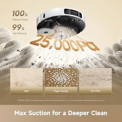 Robot Vacuum and Mop with Auto Dust Emptying — Robot Vacuum, Dreame