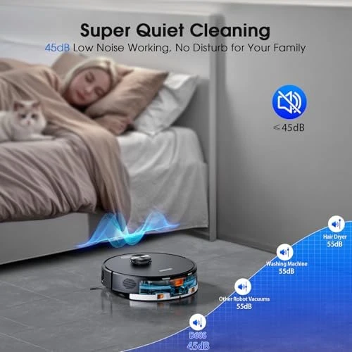 Robot Vacuum and Mop with LiDAR Navigation — Robot Vacuum, SHELIKI