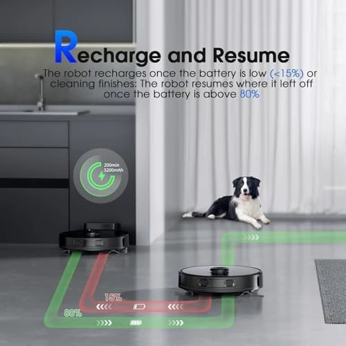 Robot Vacuum and Mop with LiDAR Navigation — Robot Vacuum, SHELIKI