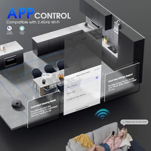 Robot Vacuum and Mop with LiDAR Navigation — Robot Vacuum, SHELIKI