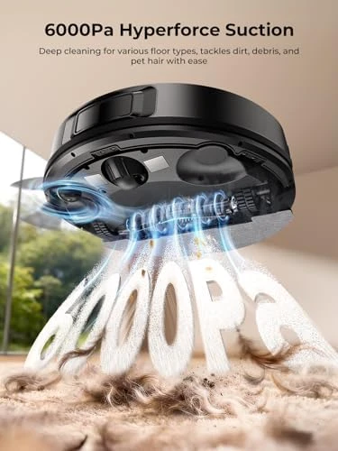 Robot Vacuum and Mop with Self-Emptying — Robot Vacuum, Airzeen