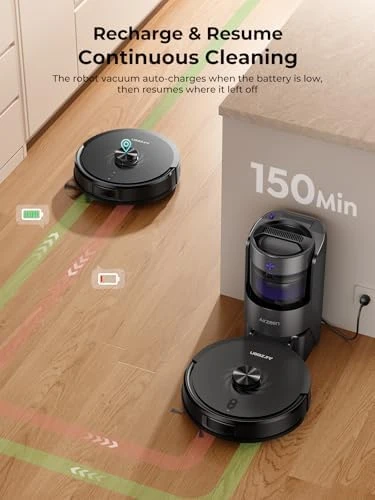 Robot Vacuum and Mop with Self-Emptying — Robot Vacuum, Airzeen