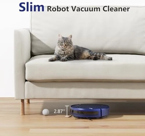 Robot Vacuum Cleaner, Smart Robotic Vacuum Wi-Fi Connected, App Control, Compatible with Alexa and Google Assistant,... — Robot Vacuum, XIEBro Life