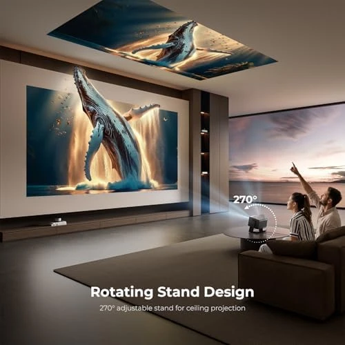 Smart 4K Projector with WiFi and Bluetooth — Smart Projector, ELEPHAS