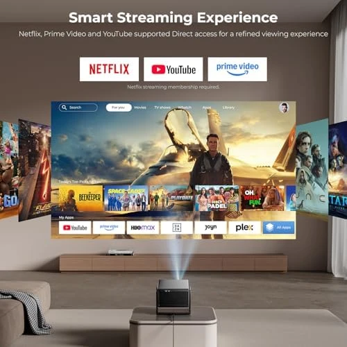 Smart 4K Projector with WiFi and Bluetooth — Smart Projector, ELEPHAS