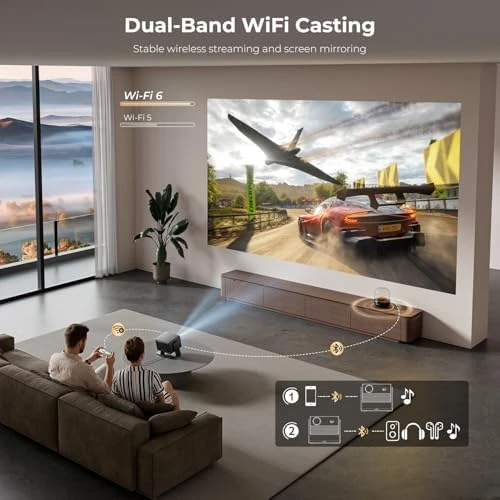 Smart 4K Projector with WiFi and Bluetooth — Smart Projector, ELEPHAS