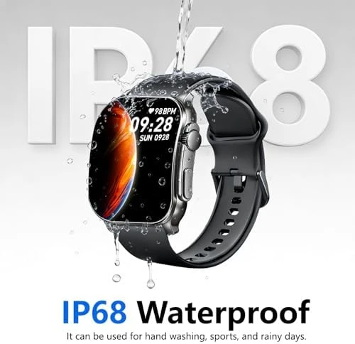 2.01" AMOLED Curved Touchscreen Fitness Watch — Smart Watch, Poounur