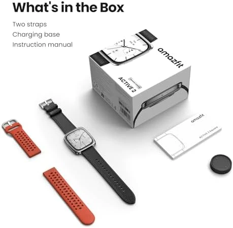 Active 2 Premium Smart Watch — Fitness Tracker, Amazfit