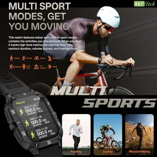 C50Pro Smart Sports Watch — Fitness Tracker, Q&F Tech