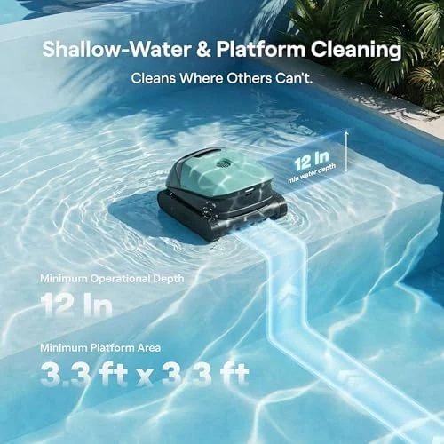 Cordless Pool Vacuum Robot for Inground & Above Ground Pools — Robot Vacuum, Beatbot