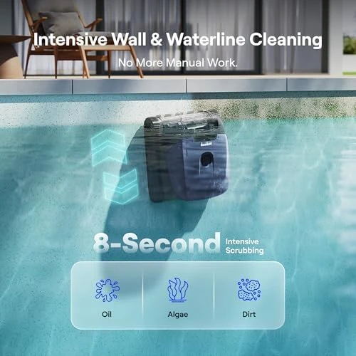 Cordless Pool Vacuum Robot with 6800 GPH Suction — Robot Vacuum, Beatbot