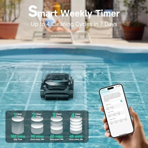 Cordless Robotic Pool Cleaner — Robot Vacuum, WYBOT