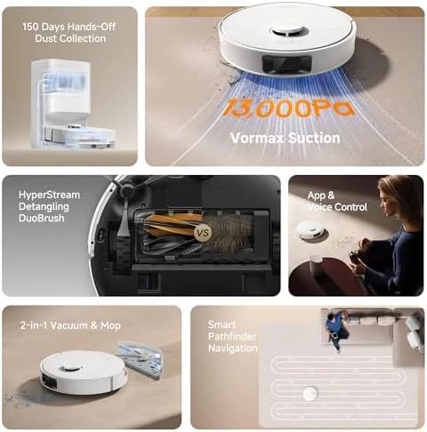 D20 Plus Robot Vacuum and Mop — Robot Vacuum, Dreame