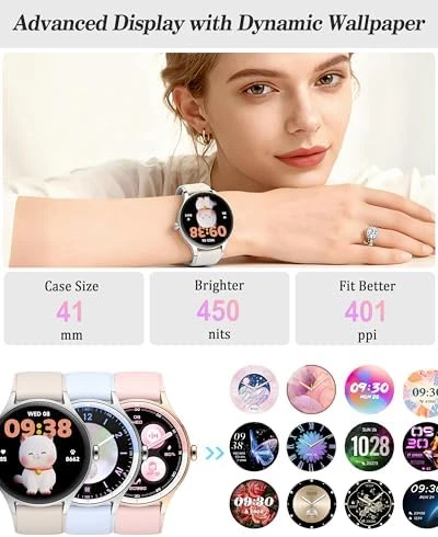 Fitness Smart Watch with Call and Health Monitoring — Fitness Tracker, ZOSKVEE