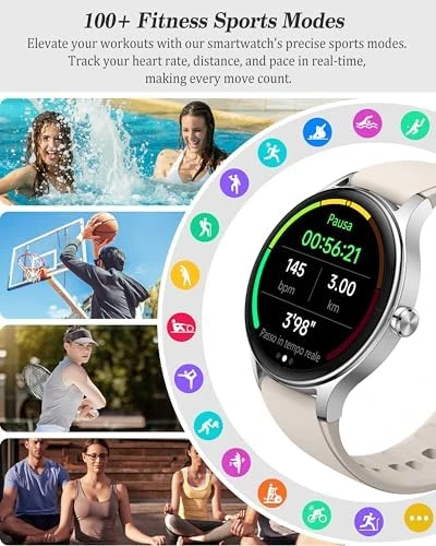 Fitness Smart Watch with Call and Health Monitoring — Fitness Tracker, ZOSKVEE