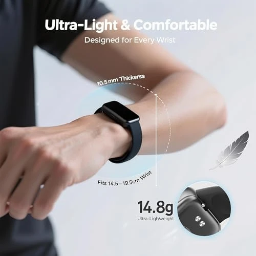 Fitness Tracker with 1.47" HD Display, Heart Rate & SpO2 — Fitness Tracker, Motivaris