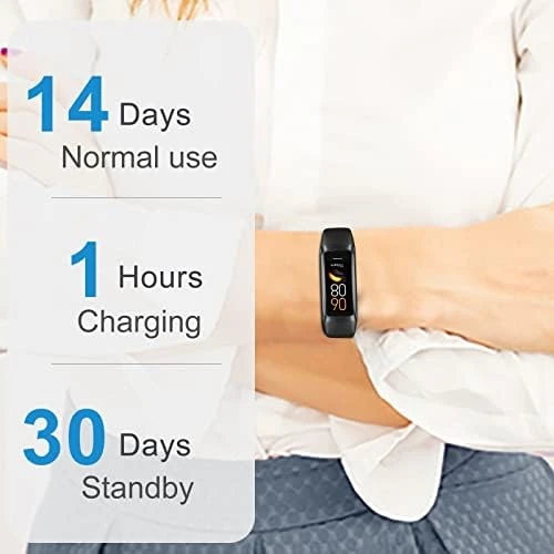 Fitness Tracker with 24/7 Heart Rate, Blood Oxygen, Blood Pressure, Sleep Monitor — Fitness Tracker, Zeacool