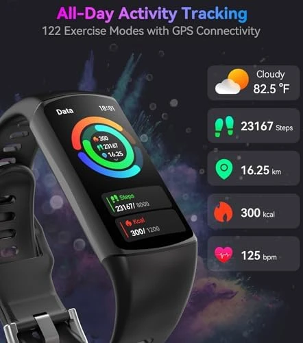 Fitness Tracker with Health Monitoring and 120 Sports Modes — Fitness Tracker, Bestinn