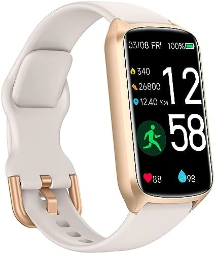 Health Fitness Tracker with 24/7 Heart Rate, Blood Oxygen, Sleep & Activity Tracking — Fitness Tracker, Amzhero