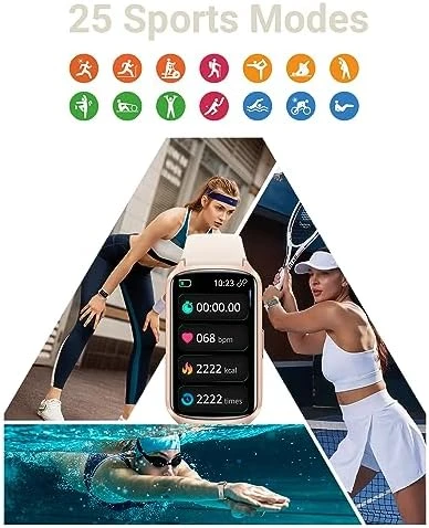Health Fitness Tracker with 24/7 Heart Rate, Blood Oxygen, Sleep & Activity Tracking — Fitness Tracker, Amzhero
