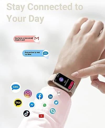 Health Fitness Tracker with 24/7 Heart Rate, Blood Oxygen, Sleep & Activity Tracking — Fitness Tracker, Amzhero