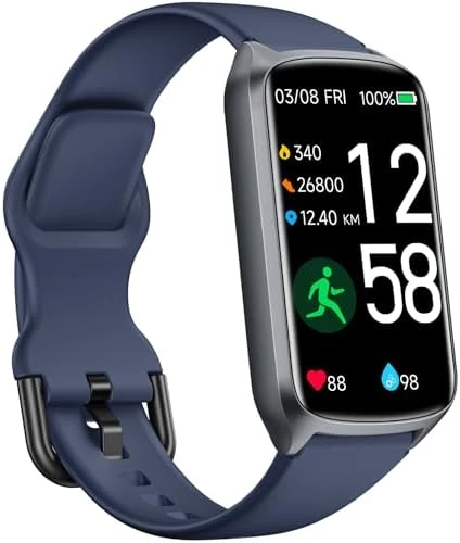 Health Fitness Tracker with 24/7 Heart Rate, Blood Oxygen, Sleep & Activity Tracking — Fitness Tracker, Amzhero