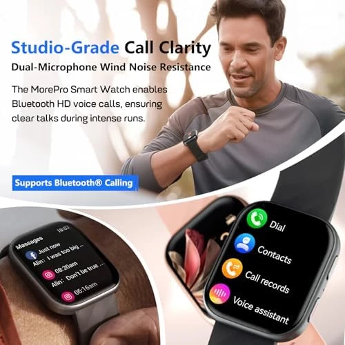 Health Fitness Tracker with Heart Rate, Blood Pressure, Blood Oxygen, Sleep Tracking, 120+ Sports Modes — Fitness Tracker, MorePro
