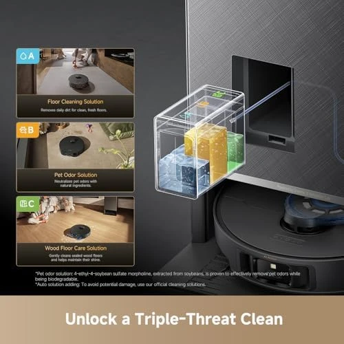 Matrix10 Pro Robot Vacuum and Mop with Multi-Mop Switching Dock — Robot Vacuum, Dreame