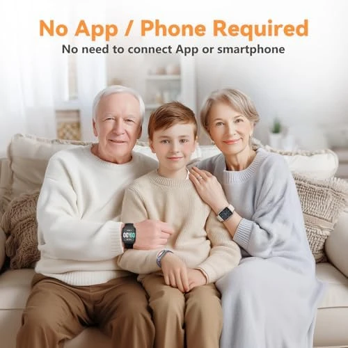 Pedometer Watch Senior Friendly — Fitness Tracker, DAVIKO